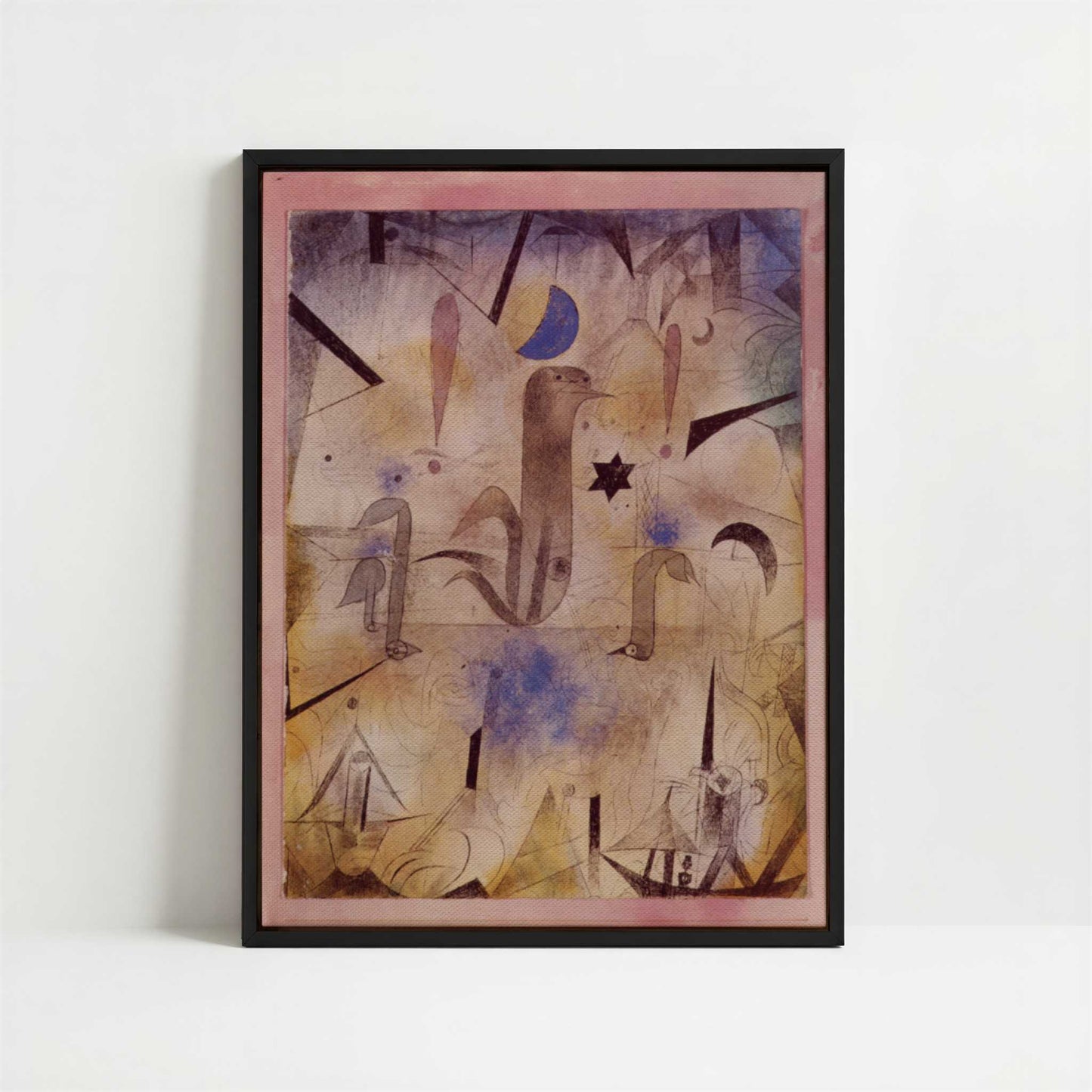 Framed Canvas - Framed canvas in black frame