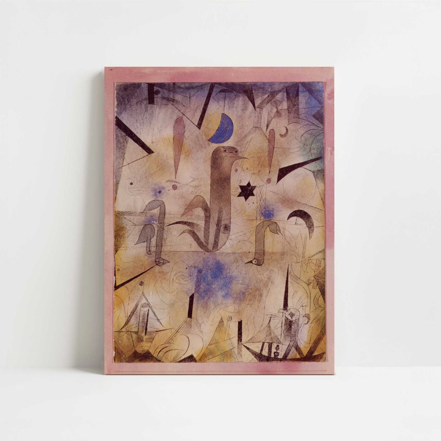 Warning of the Ships (1917) by Paul Klee – Art Print - Unframed art print