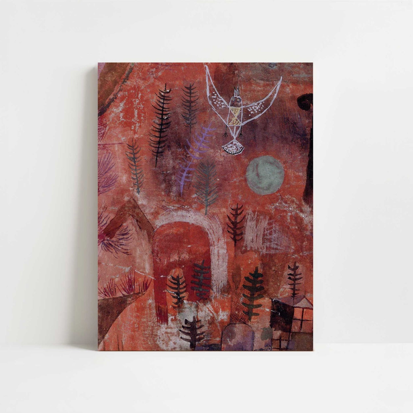 With the Lark Ascending (1918) by Paul Klee – Art Print - Unframed art print