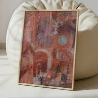 With the Lark Ascending (1918) by Paul Klee – Art Print - Interior inspiration