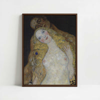 Framed Canvas - Framed canvas in dark wood color frame