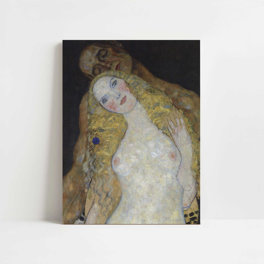 Adam & Eve (1917-18) by Gustav Klimt – Art Print - Unframed art print