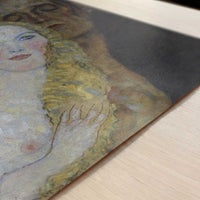 Adam & Eve (1917-18) by Gustav Klimt – Art Print - Close-up detail of the art print
