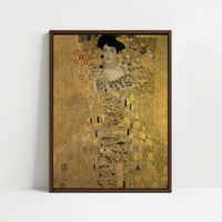Framed Canvas - Framed canvas in dark wood color frame