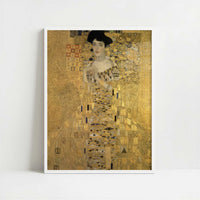 Adele Bloch-Bauer I (1907) by Gustav Klimt – Art Print - Art print in white frame