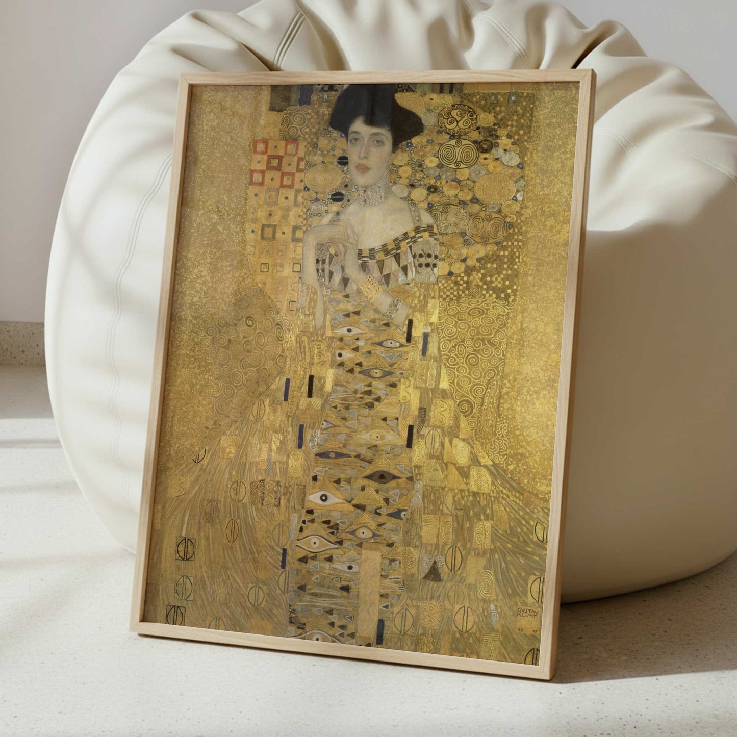 Adele Bloch-Bauer I (1907) by Gustav Klimt – Art Print - Interior inspiration