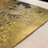 Adele Bloch-Bauer I (1907) by Gustav Klimt – Art Print - Close-up detail of the art print