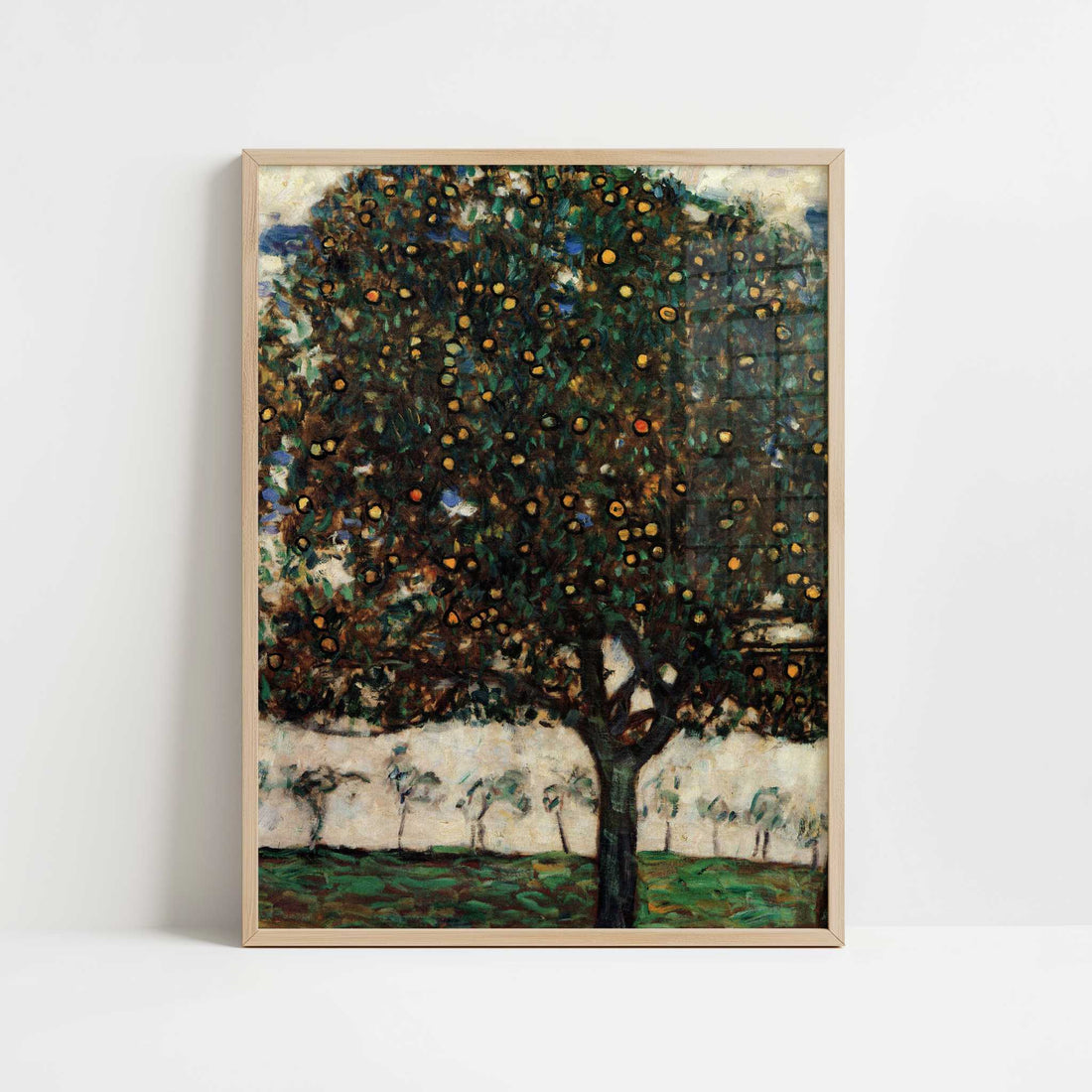Apple Tree II (1916) by Gustav Klimt – Art Print - Art print in oak frame
