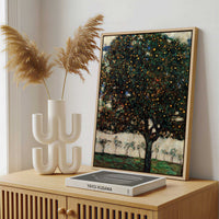 Framed Canvas - Framed canvas in a stylish interior setting