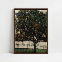 Framed Canvas - Framed canvas in dark wood color frame