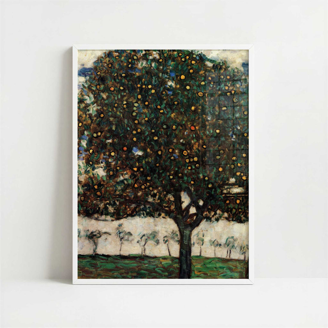 Apple Tree II (1916) by Gustav Klimt – Art Print - Art print in white frame