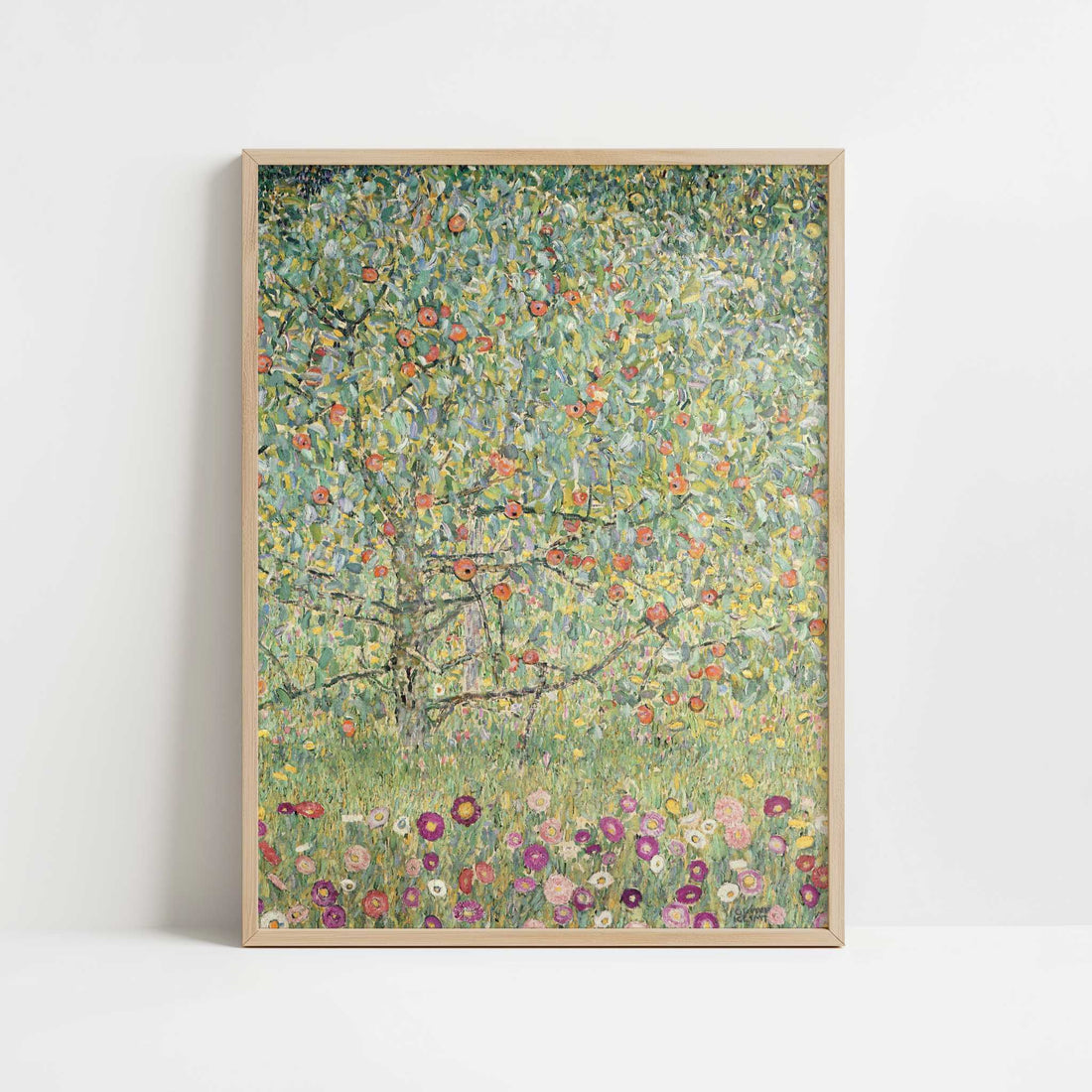Apple Tree I (1912) by Gustav Klimt – Art Print - Art print in oak frame