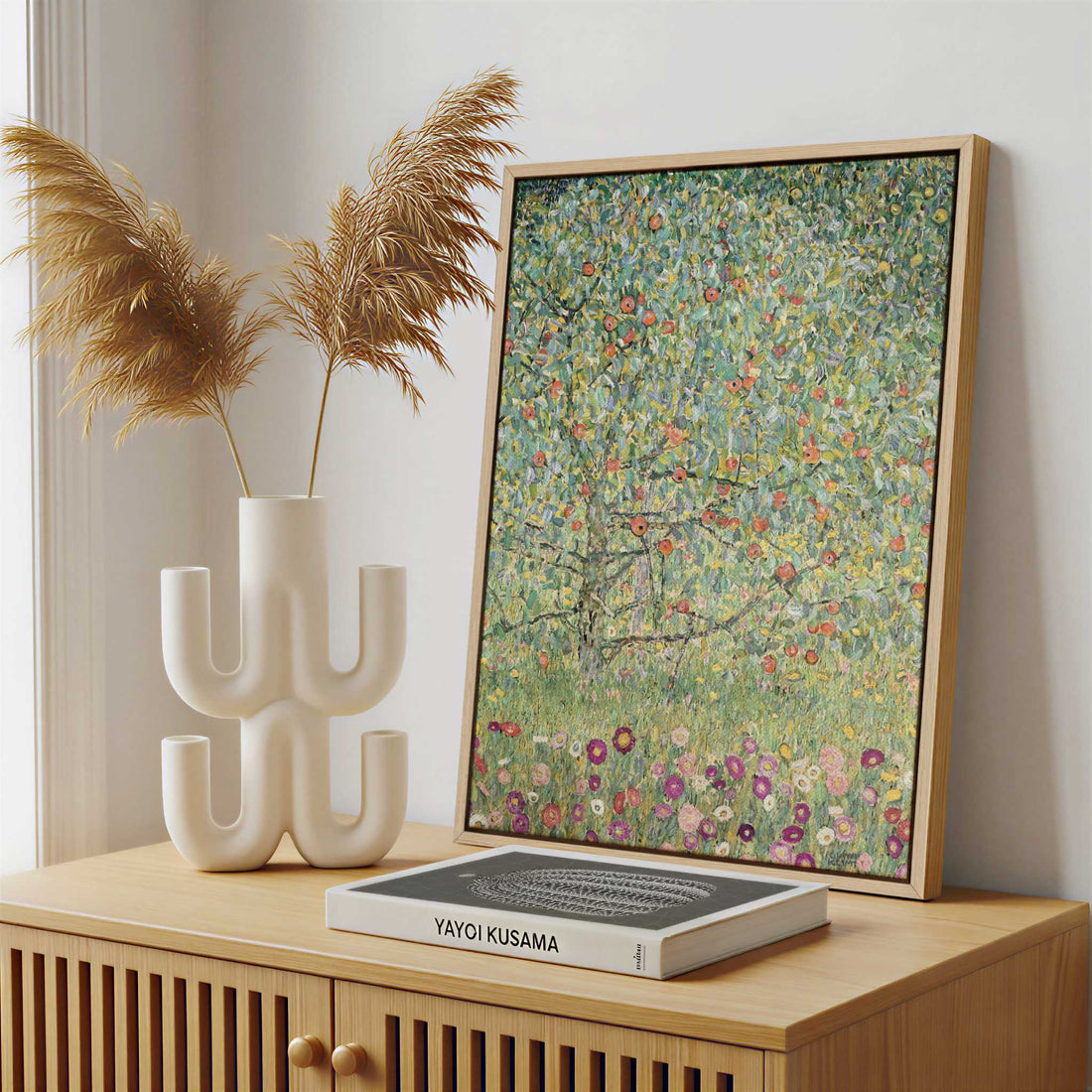 Framed Canvas - Framed canvas in a stylish interior setting