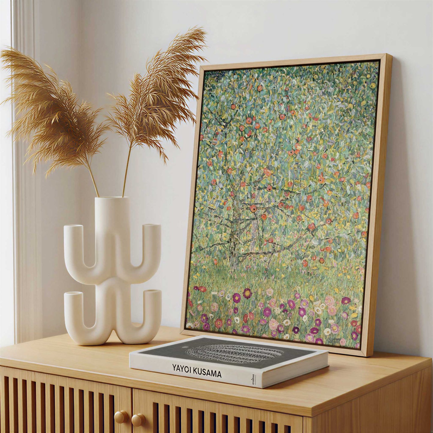 Framed Canvas - Framed canvas in a stylish interior setting