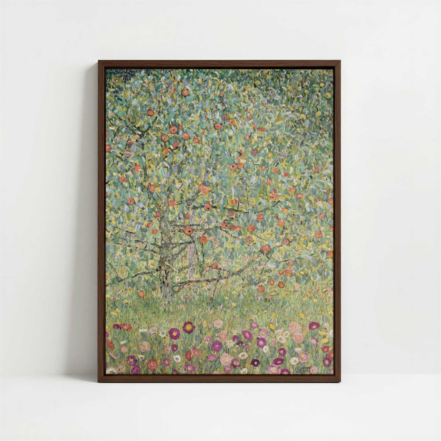 Framed Canvas - Framed canvas in dark wood color frame