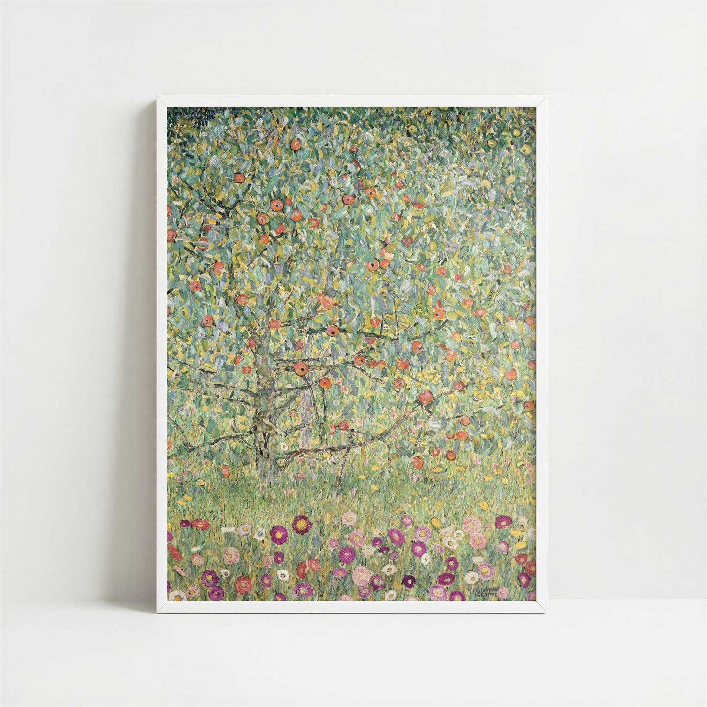 Apple Tree I (1912) by Gustav Klimt – Art Print - Art print in white frame