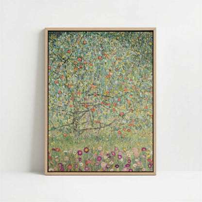 Framed Canvas - Framed canvas in oak color frame