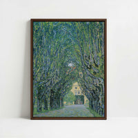 Framed Canvas - Framed canvas in dark wood color frame