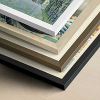 Avenue in Schloss Kammer Park (1912) by Gustav Klimt – Art Print - Close-up detail of the different frames
