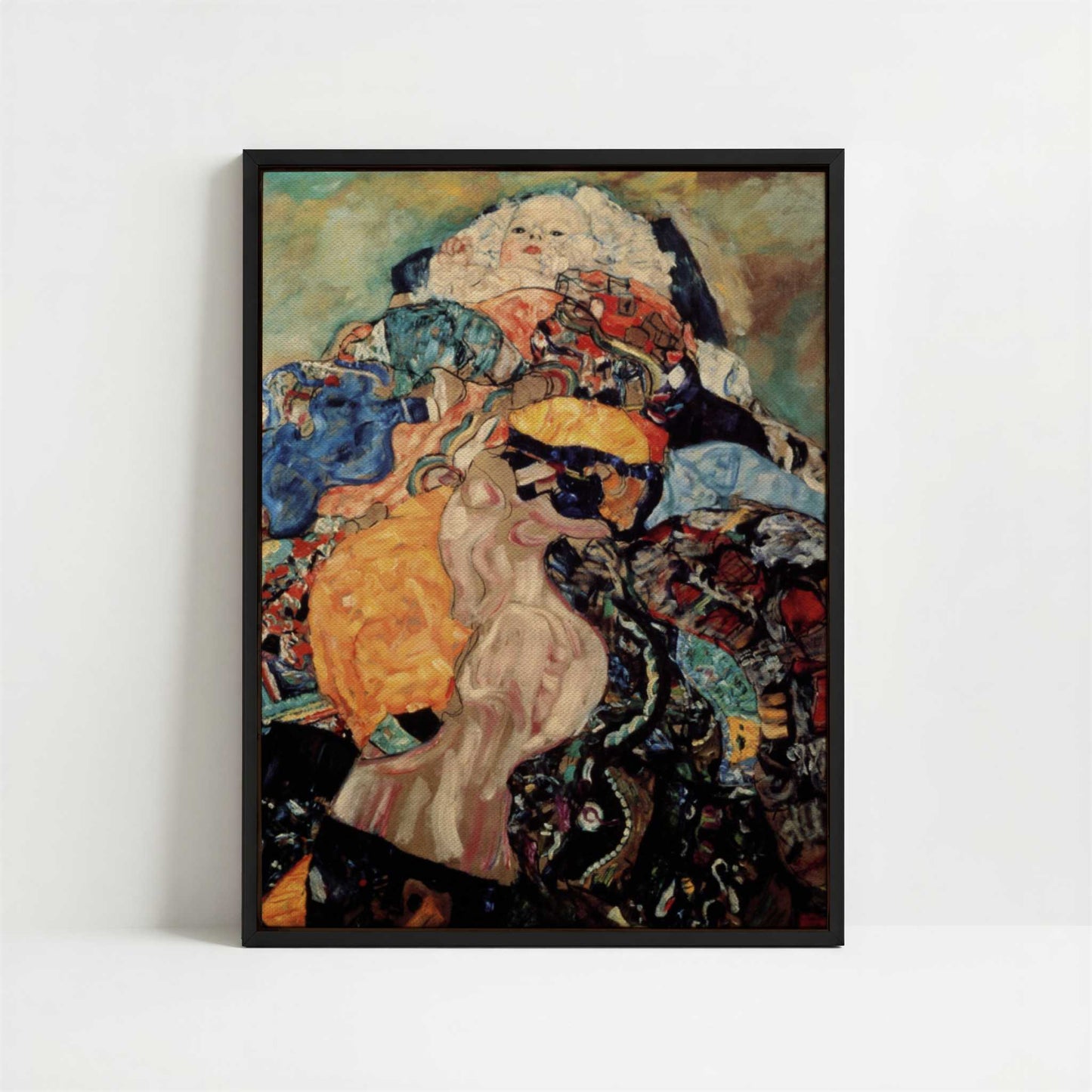 Framed Canvas - Framed canvas in black frame
