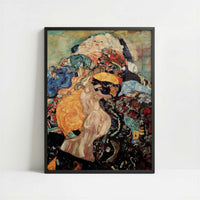 Baby (1917-18) by Gustav Klimt – Art Print - Art print in black frame