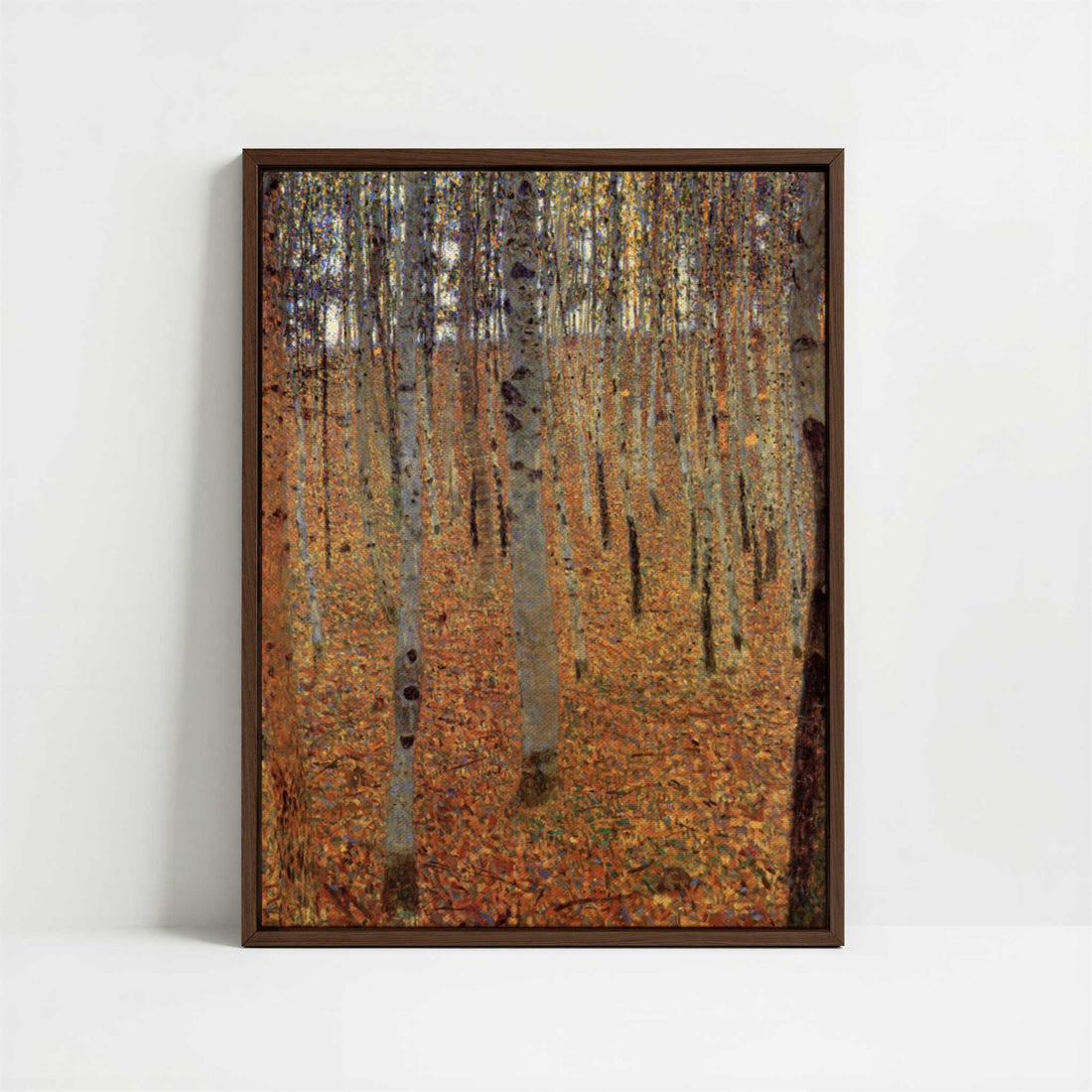 Framed Canvas - Framed canvas in dark wood color frame