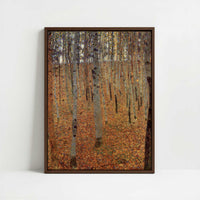 Framed Canvas - Framed canvas in dark wood color frame