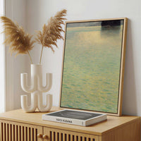 Framed Canvas - Framed canvas in a stylish interior setting