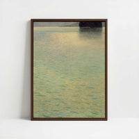 Framed Canvas - Framed canvas in dark wood color frame