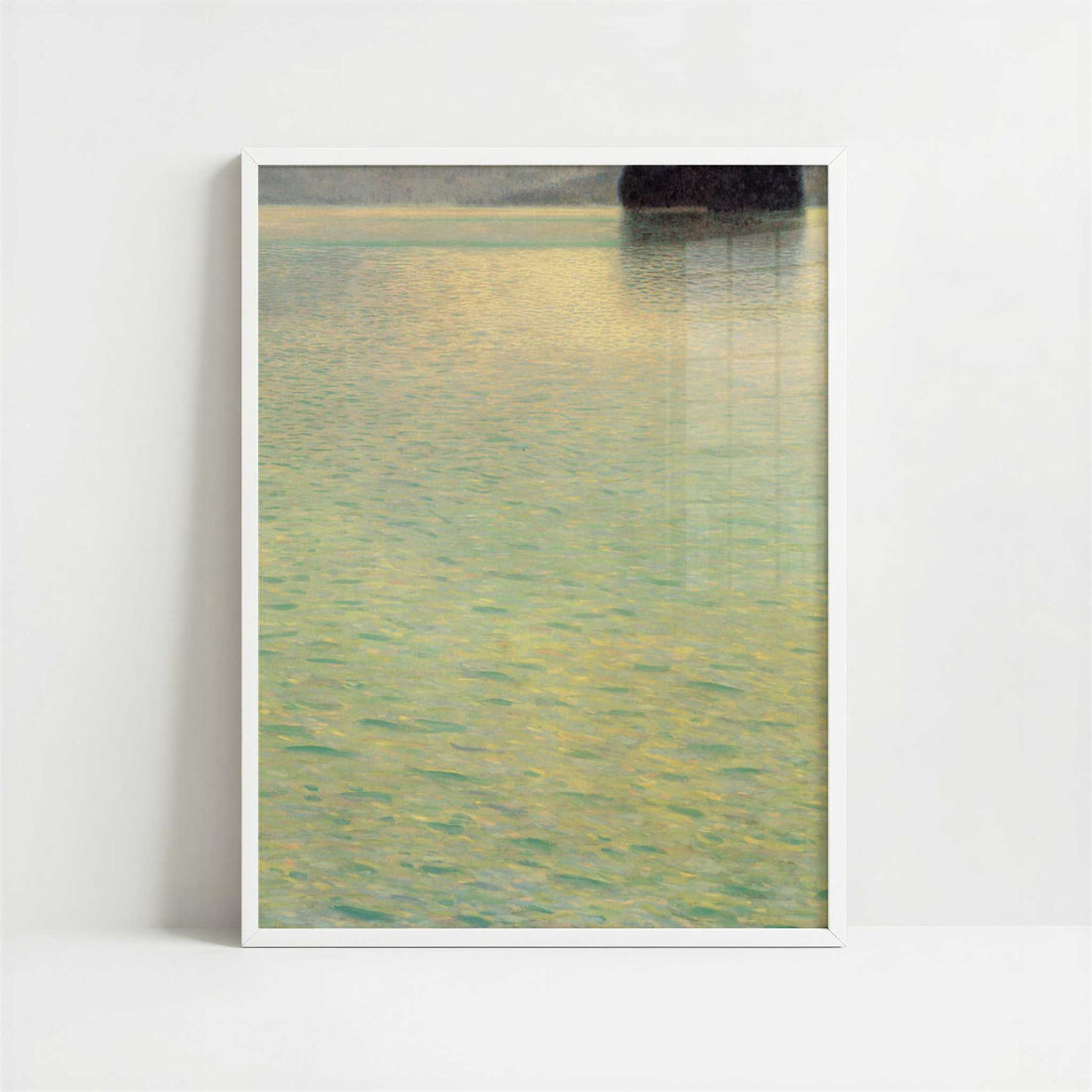 Bewegtes Wasser (c.1900) by Gustav Klimt – Art Print - Art print in white frame