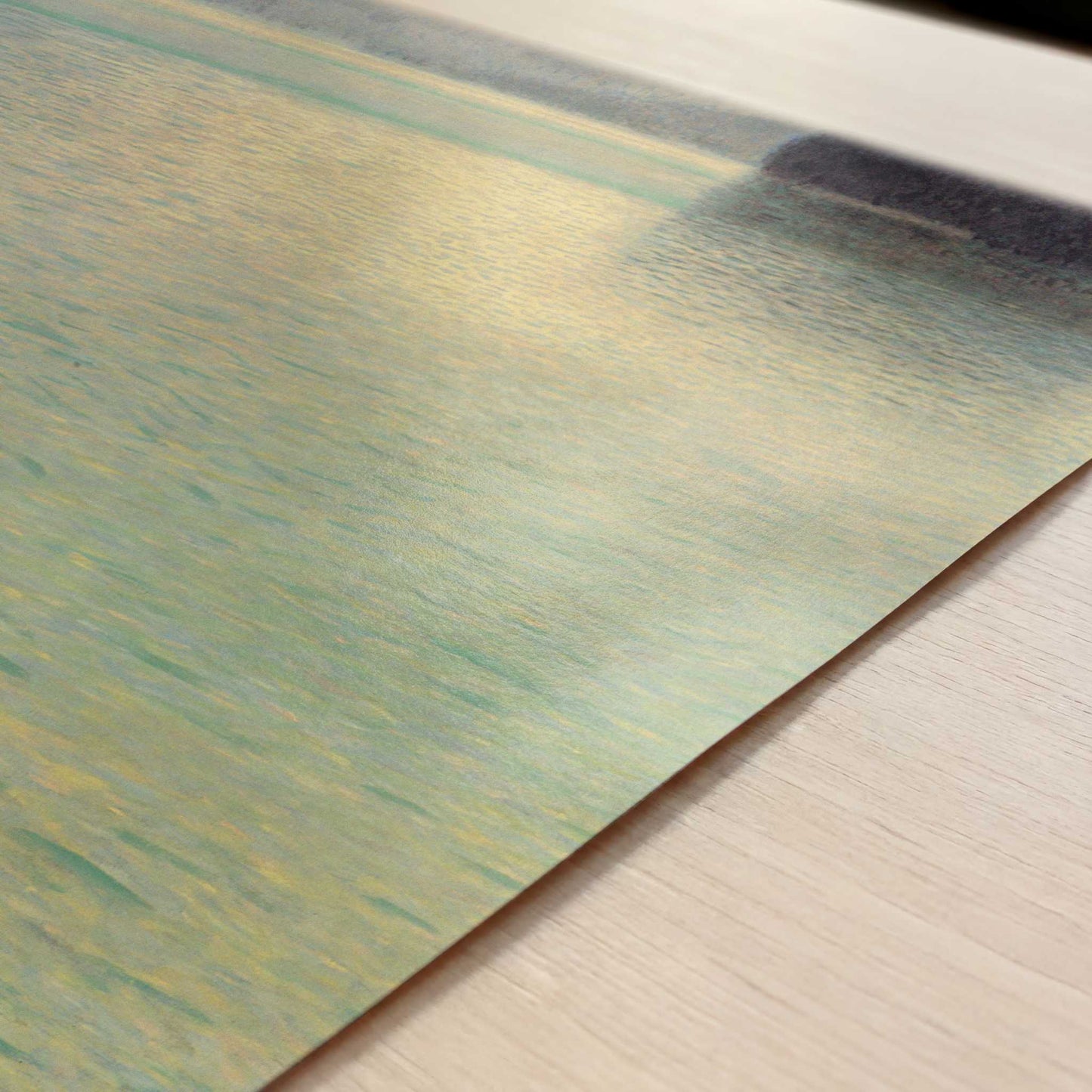 Bewegtes Wasser (c.1900) by Gustav Klimt – Art Print - Close-up detail of the art print