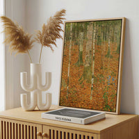 Framed Canvas - Framed canvas in a stylish interior setting