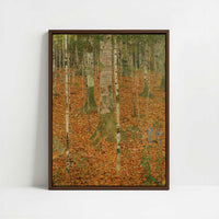Framed Canvas - Framed canvas in dark wood color frame