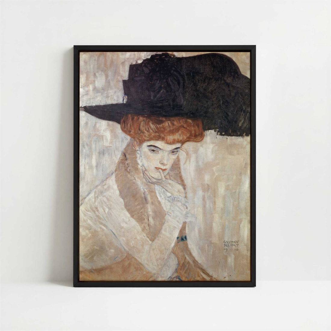Framed Canvas - Framed canvas in black frame