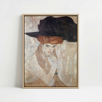 Framed Canvas - Framed canvas in oak color frame