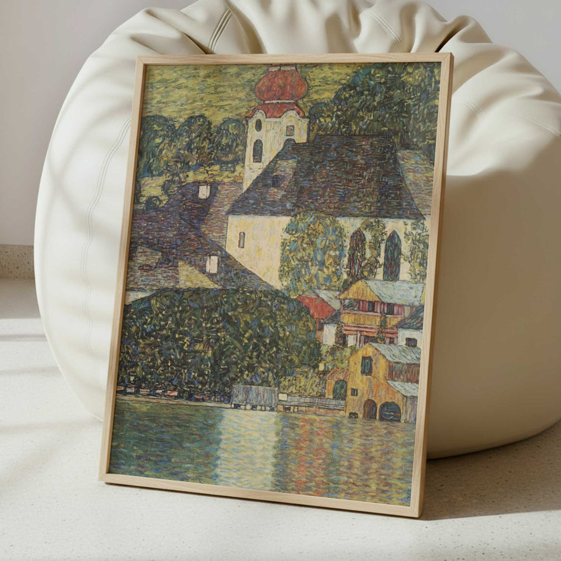 Church at Unterach on Lake Atter (1916) by Gustav Klimt – Art Print - Interior inspiration