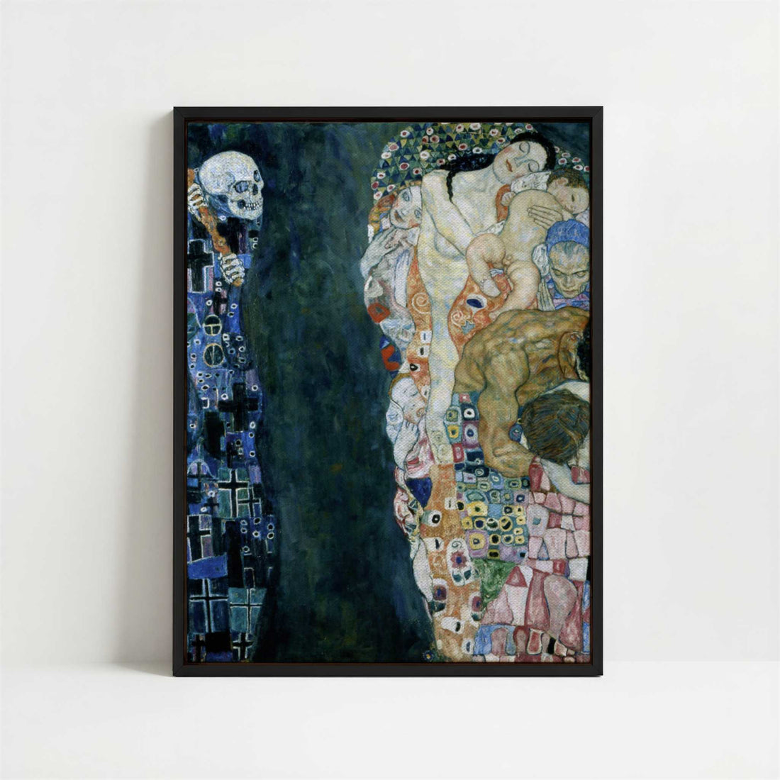 Framed Canvas - Framed canvas in black frame
