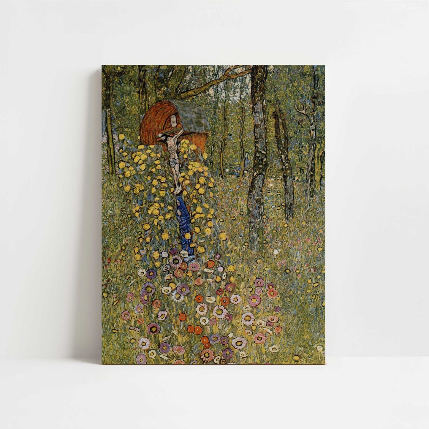 Farm Garden with Crucifix (1911–12) by Gustav Klimt – Art Print - Unframed art print