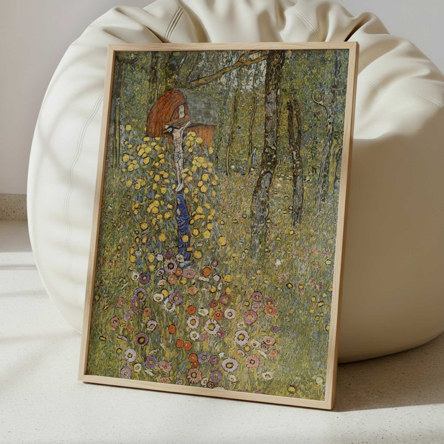 Farm Garden with Crucifix (1911–12) by Gustav Klimt – Art Print - Interior inspiration