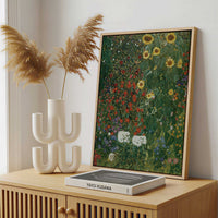 Framed Canvas - Framed canvas in a stylish interior setting