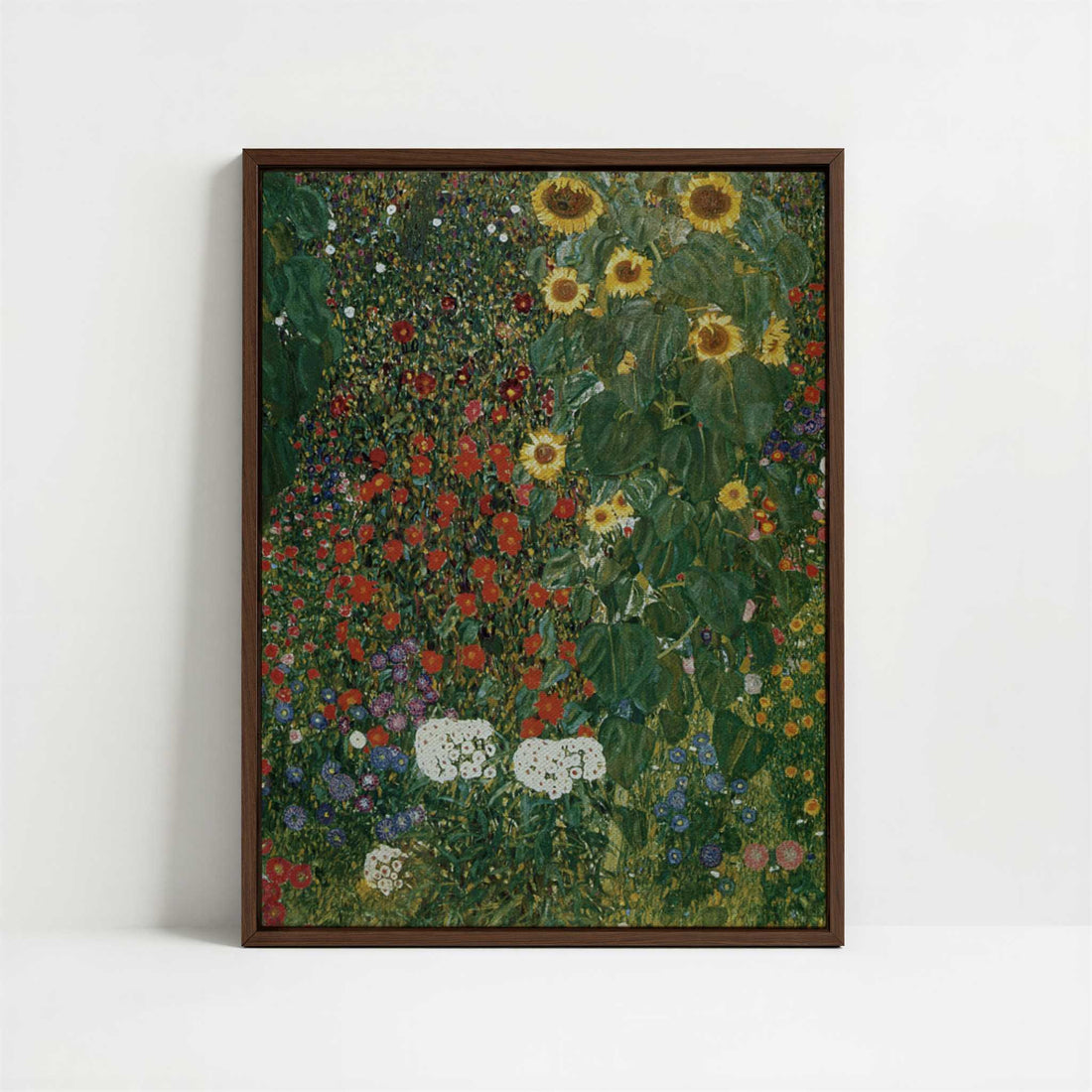 Framed Canvas - Framed canvas in dark wood color frame