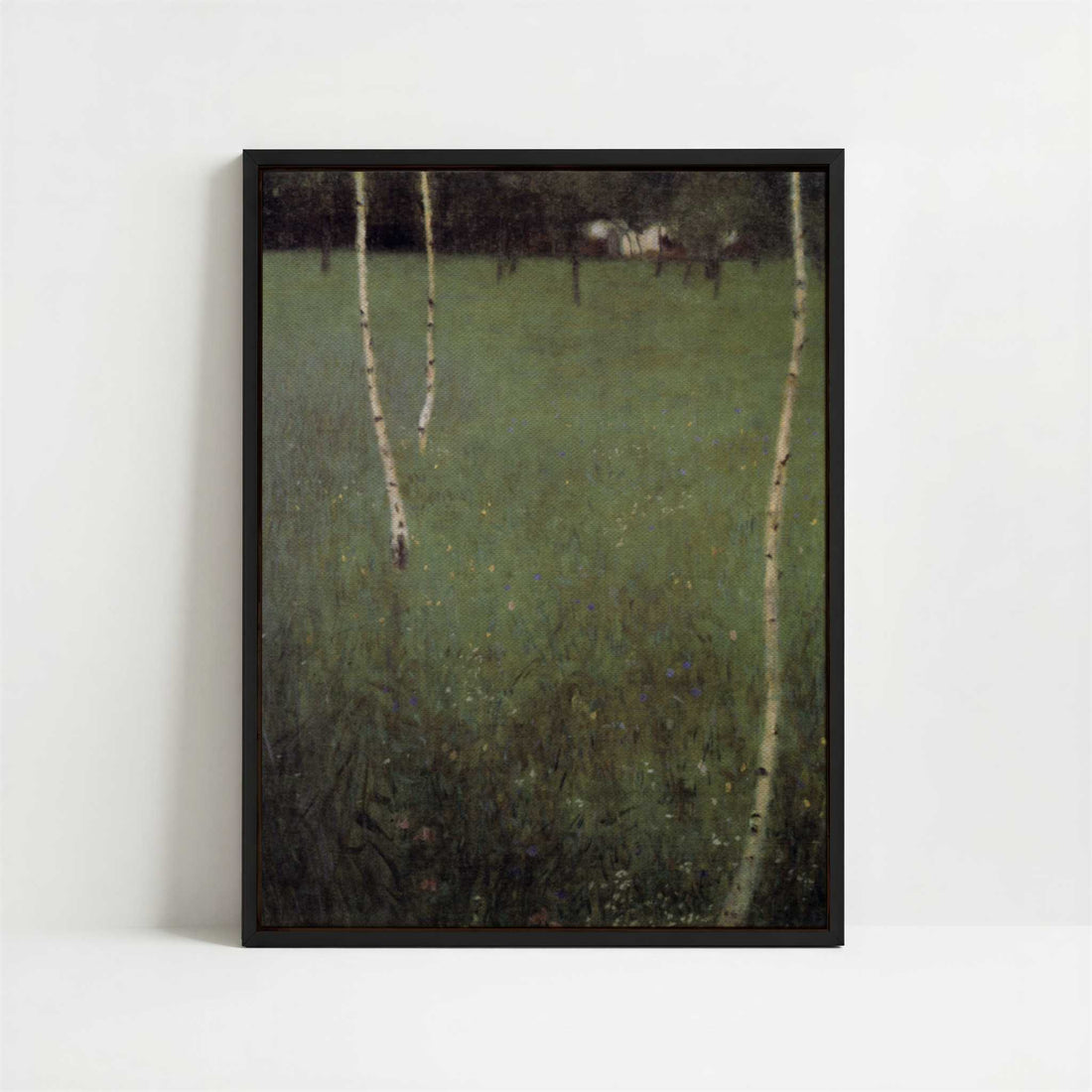 Framed Canvas - Framed canvas in black frame