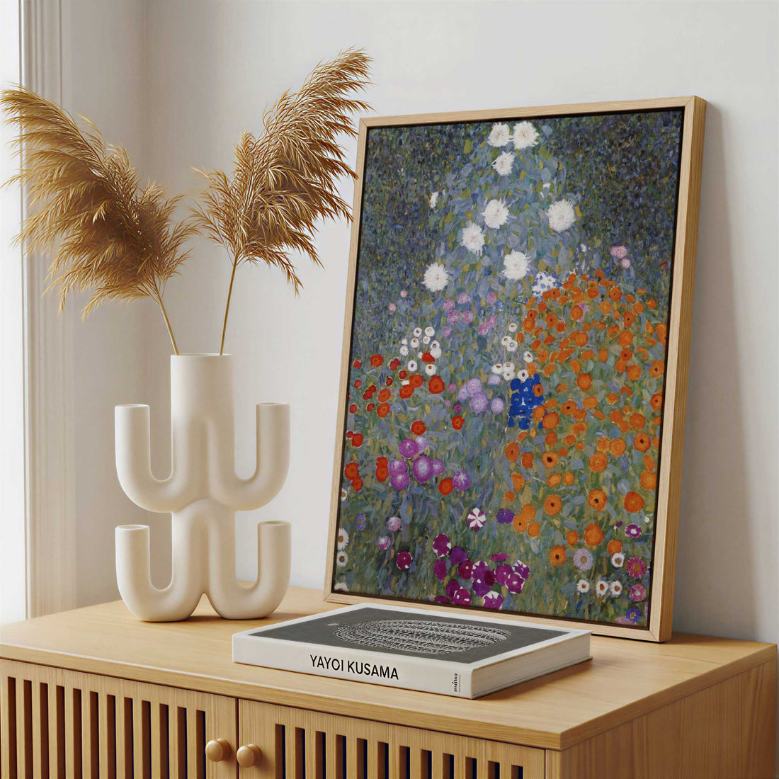 Framed Canvas - Framed canvas in a stylish interior setting