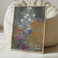 Flower Garden (1906-08) by Gustav Klimt – Art Print - Interior inspiration