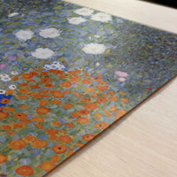 Flower Garden (1906-08) by Gustav Klimt – Art Print - Close-up detail of the art print