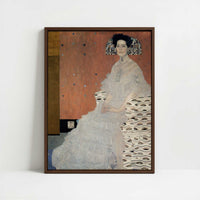 Framed Canvas - Framed canvas in dark wood color frame