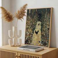 Framed Canvas - Framed canvas in a stylish interior setting