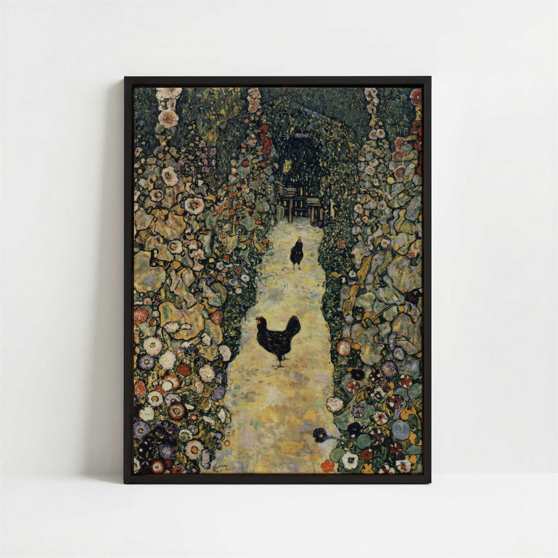 Framed Canvas - Framed canvas in black frame