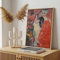 Framed Canvas - Framed canvas in a stylish interior setting