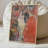 Girl-friends (1916-17) by Gustav Klimt – Art Print - Interior inspiration
